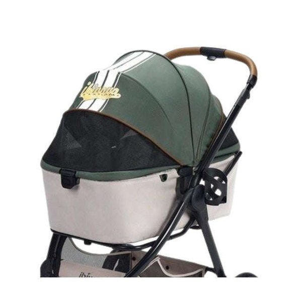 Ibiyaya® Retro Luxe Dog Pram Spare Fabric Pet Stroller Replacement Part Ibiyaya Silver Circle Pets