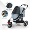 Ibiyaya® The Beast Dog Jogging Stroller | + Exclusive Free Gift Pet Strollers Ibiyaya Silver Circle Pets