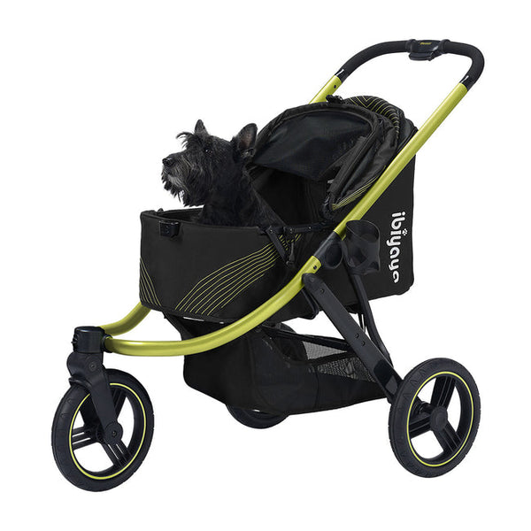 Ibiyaya® The Beast Dog Jogging Stroller | + Exclusive Free Gift Pet Strollers Ibiyaya Silver Circle Pets