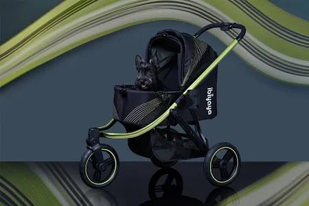 Ibiyaya® The Beast Dog Jogging Stroller | + Exclusive Free Gift Pet Strollers Ibiyaya Silver Circle Pets