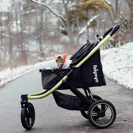 Ibiyaya® The Beast Dog Jogging Stroller | + Exclusive Free Gift Pet Strollers Ibiyaya Silver Circle Pets