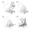 FikaGO Flytta Plus Car Seat Protector | ISOFIX Compatible