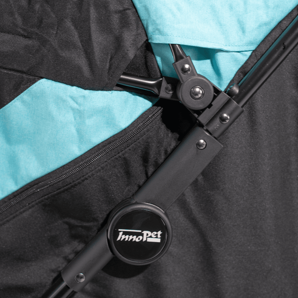 InnoPet® Mamut XL Dog Pram with Free Rain Cover Pet Strollers Innopet Silver Circle Pets