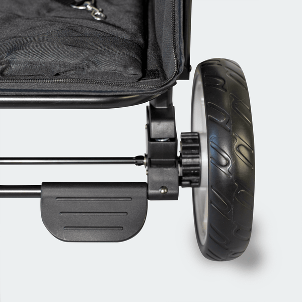 InnoPet® Mamut XL Dog Pram with Free Rain Cover Pet Strollers Innopet Silver Circle Pets