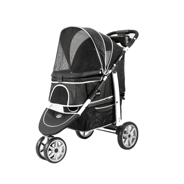 InnoPet® Monaco Dog Pram With Free Rain Cover Dog Stroller InnoPet Silver Circle Pets