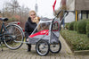 InnoPet® Sporty Deluxe Pet Pram & Dog Bike Trailer with Free Rain Cover Pet Strollers Innopet Silver Circle Pets