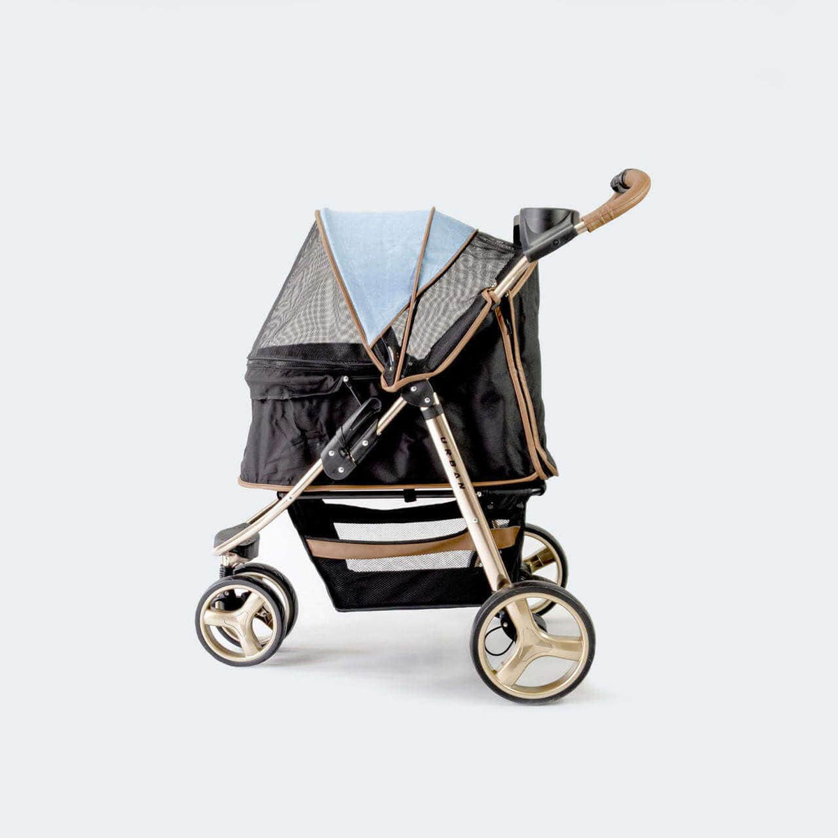 Luxury Monogram First Class Sporty Dog Stroller- Yellow