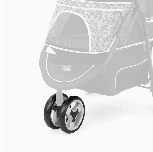 Innopet Allure Spare Front Wheel Pet Stroller Replacement Part Innopet Silver Circle Pets