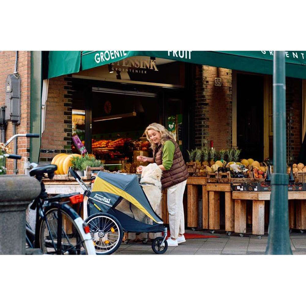 Innopet® Hercules 2.0 XL Dog Stroller & Trailer with Free Rain Cover Pet Strollers Innopet Silver Circle Pets