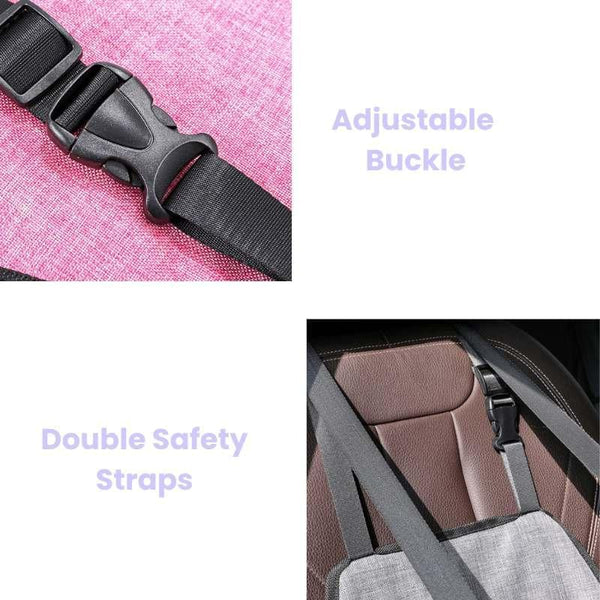 Julibee Bucket Dog Car Booster Dog Car Seat Julibees Silver Circle Pets