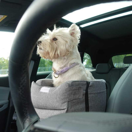 Julibee Console Dog Car Seat Dog Car Seat Julibees Silver Circle Pets