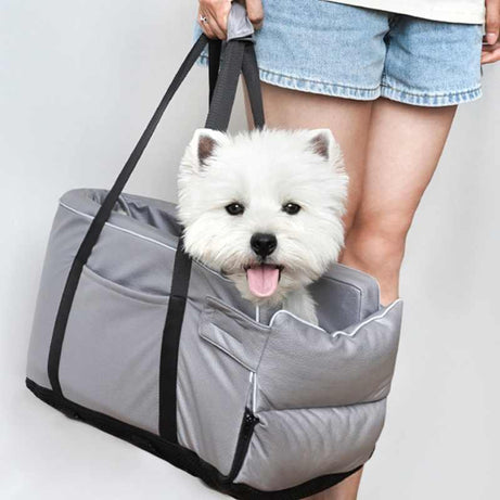 Julibee Console Dog Car Seat Dog Car Seat Julibees Silver Circle Pets