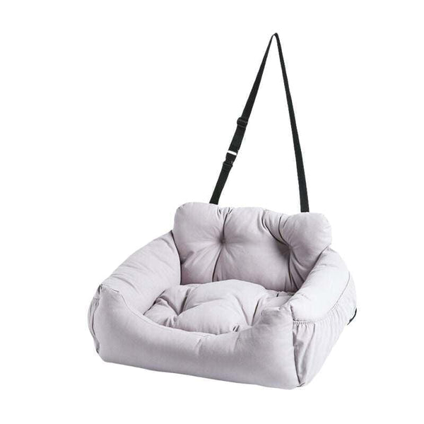 Julibee Fluff Dog Car Seat Bed Dog Car Seat Julibees Silver Circle Pets
