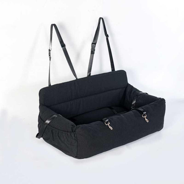 Julibee Luxury Large Dog Car Seat Bed Dog Car Seat Julibees Silver Circle Pets