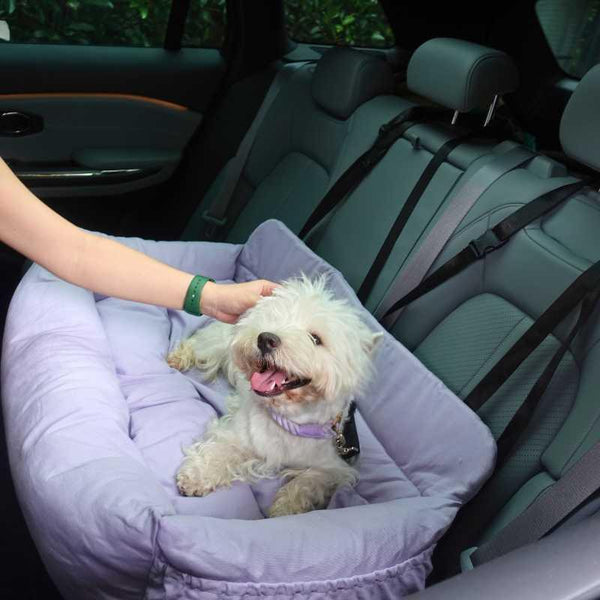 Julibee Luxury Large Dog Car Seat Bed Dog Car Seat Julibees Silver Circle Pets