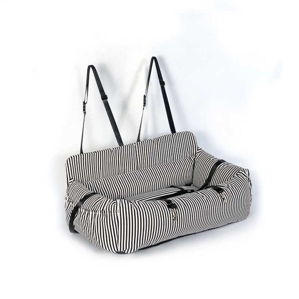 Julibee Luxury Large Dog Car Seat Bed Dog Car Seat Julibees Silver Circle Pets