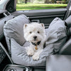 Julibee UltraSoft Large Dog Car Bed Dog Car Seat Julibees Silver Circle Pets