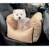 Julibee UltraSoft Large Dog Car Bed Dog Car Seat Julibees Silver Circle Pets