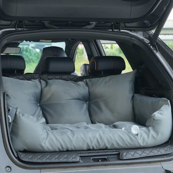 Julibee Vibrant Waterproof Large Dog Car Seat Dog Car Seat Julibees Silver Circle Pets