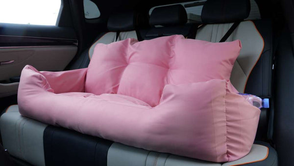 Julibee Vibrant Waterproof Large Dog Car Seat Dog Car Seat Julibees Silver Circle Pets