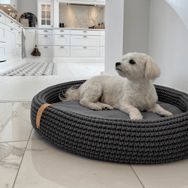 Labbvenn LUKKO Dog Bed Dog Bed Labbvenn Silver Circle Pets