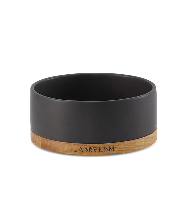 Labbvenn VUKU Ceramic Single Buffet Pet Bowls, Feeders & Waterers Labbvenn Silver Circle Pets