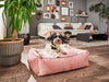 Laboni Orthopaedic Dog Bed Glam Dog Bed Laboni Silver Circle Pets