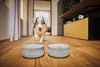 Laboni Soapstone Dog & Cat Bowl Rocky Pet Bowls, Feeders & Waterers Laboni Silver Circle Pets