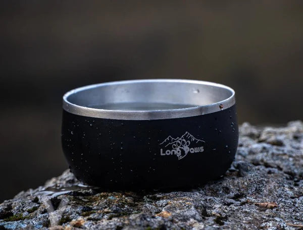 Long Paws - Lunar Bowl Set Pet Bowls, Feeders & Waterers Long Paws Silver Circle Pets