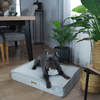 MISSOGNO Charm Orthopaedic Rectangle Dog Bed Pet Bed MISSOGNO Silver Circle Pets