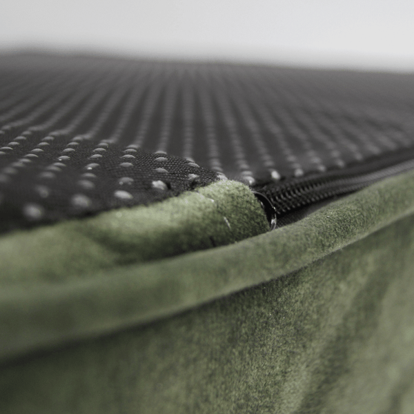 MISSOGNO Glamour Orthopaedic Rectangle Dog Bed Pet Bed MISSOGNO Silver Circle Pets