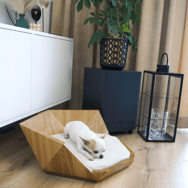 MISSOGNO Lotus Oak Orthopaedic Pet Bed Pet Bed MISSOGNO Silver Circle Pets