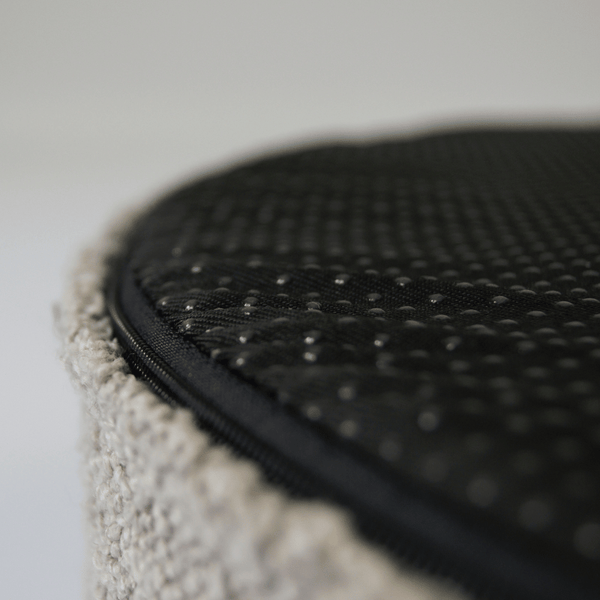 MISSOGNO Prestige Round Pet Bed Pet Bed MISSOGNO Silver Circle Pets