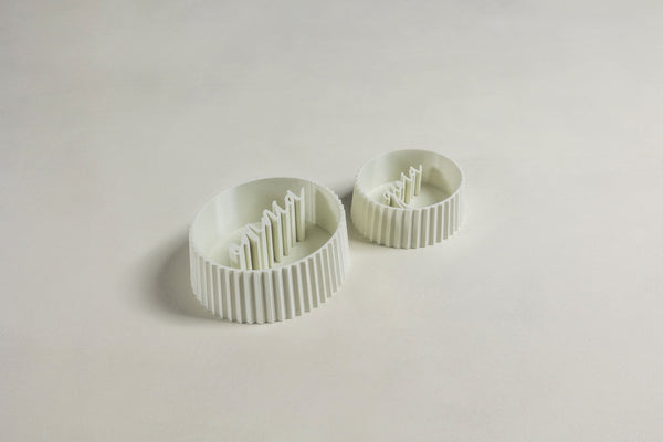 OMNIAGIOIA Customisable Anti-Gulping Pet Bowl Pet Bowls, Feeders & Waterers OMNIAGIOIA Silver Circle Pets