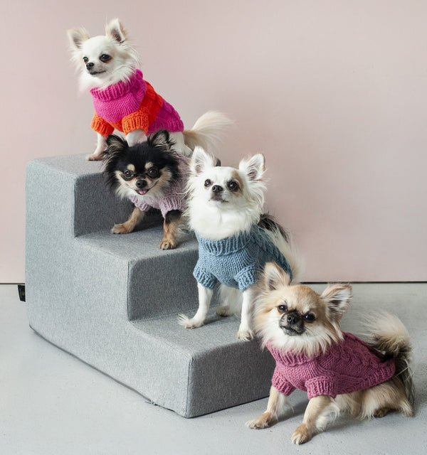 Oh Charlie BeBe’s Dog Sweater Dog Jumper Oh Charlie Silver Circle Pets