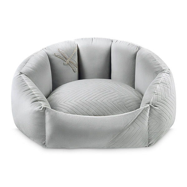 Oh Charlie Round Dog Bed Blissy Dog Bed Oh Charlie Silver Circle Pets