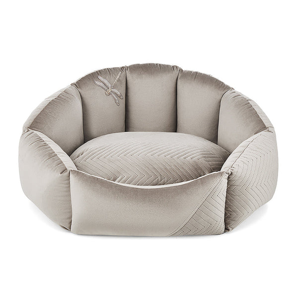 Oh Charlie Round Dog Bed Blissy Dog Bed Oh Charlie Silver Circle Pets
