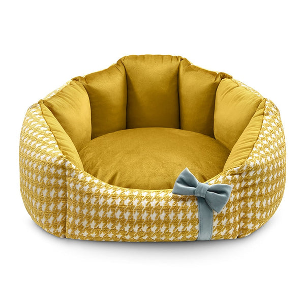 Oh Charlie Round Dog Bed Glamour Dog Bed Oh Charlie Silver Circle Pets