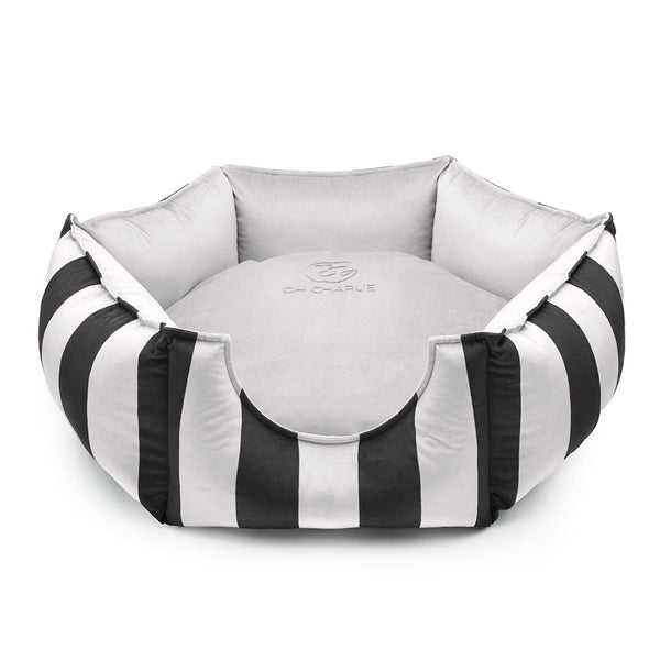 Oh Charlie Round Dog Bed Maison Dog Bed Oh Charlie Silver Circle Pets