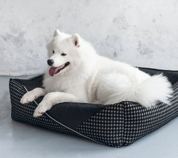 Oh Charlie Square Dog Bed Prestige Deluxe Dog Bed Oh Charlie Silver Circle Pets