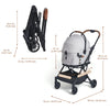 FikaGO Flytta Plus Detachable Pet Stroller | 3-in-1 Pet Travel System