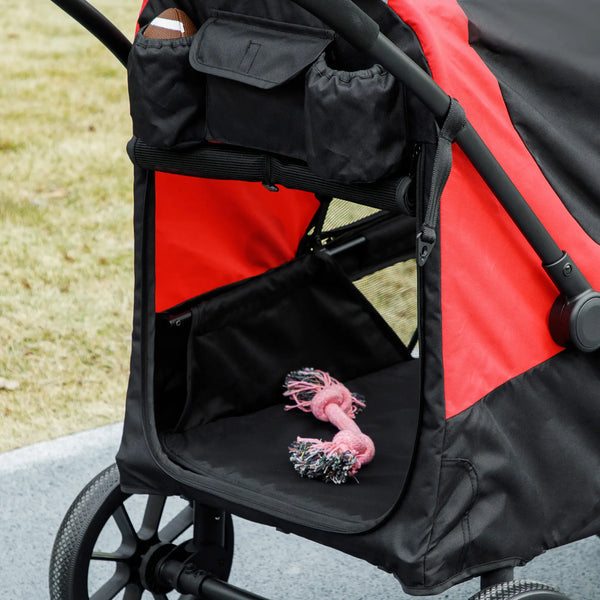 PawHut 210V Shock Absorbing Large Pet Stroller