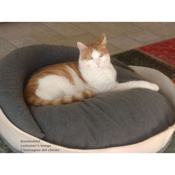 Pet Interiors ARENA Felt Designer Cat Bed Cat Bed Pet Interiors Silver Circle Pets
