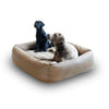 Pet Interiors Buffalo Leather Dog Bed BOOX Dog Bed Pet Interiors Silver Circle Pets