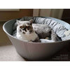 Pet Interiors CREDO Felt Designer Cat Bed Cat Bed Pet Interiors Silver Circle Pets