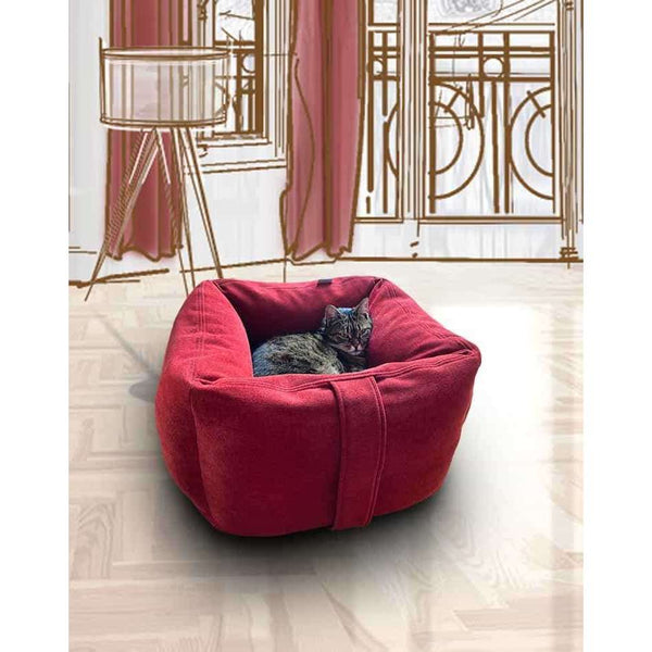 Pet Interiors Calming Cat Bed BOOX Cat Bed Pet Interiors Silver Circle Pets