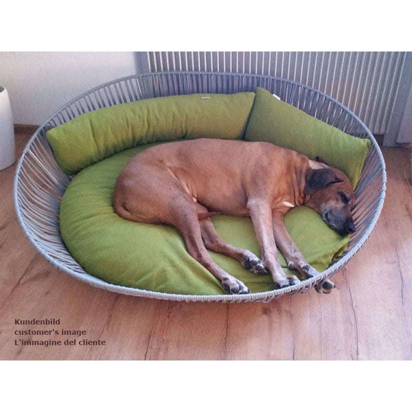 Pet Interiors Calming Dog Nest SIRO Twist Dog Bed Pet Interiors Silver Circle Pets