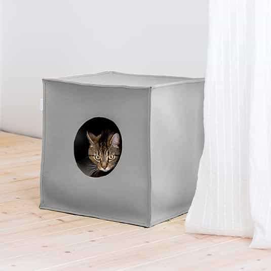 Pet Interiors Cat Cave Bed MOOD Cat House Pet Interiors Silver Circle Pets