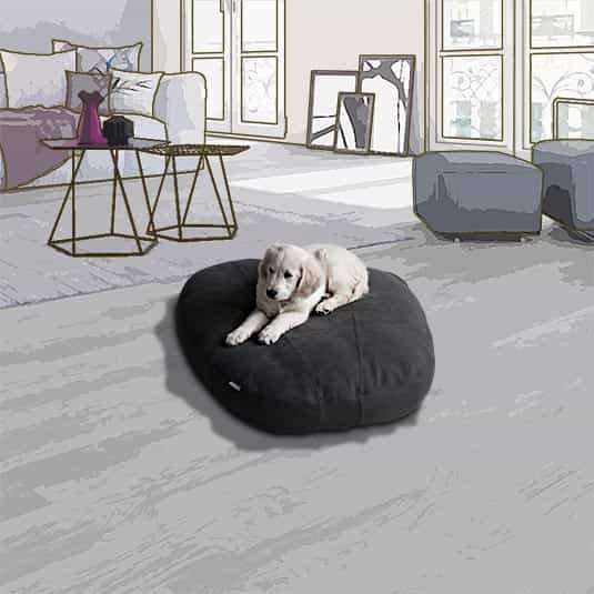 Pet Interiors Dog Bed POOF Dog Bed Pet Interiors Silver Circle Pets