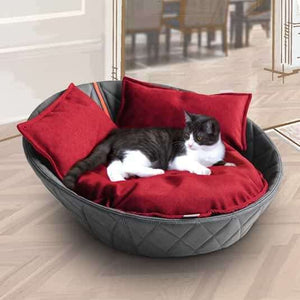 Pet Interiors Faux Leather Pet Bed CHESTER